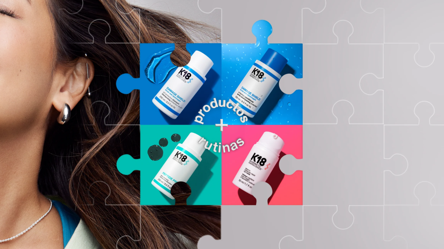 ¿Cuándo debo usar el Acondicionador K18 vs. la Máscara?