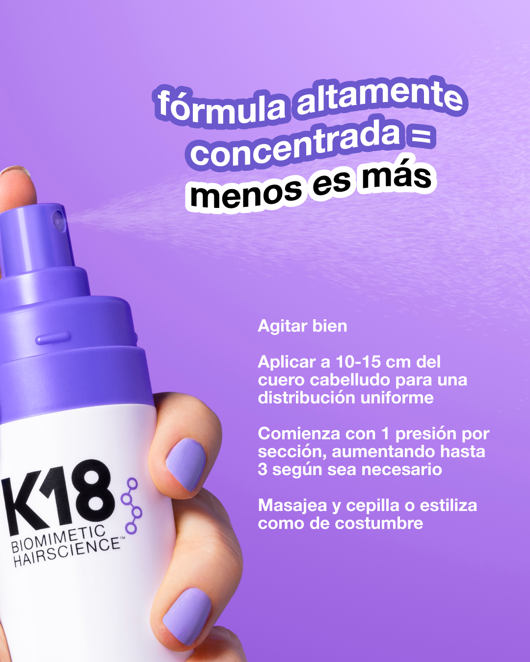 Airwash™ shampoo en seco
